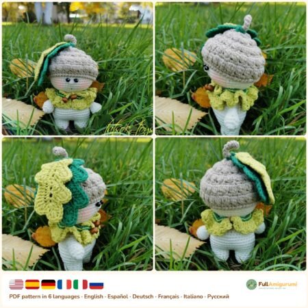 Baby Acorn crochet pattern