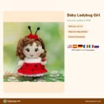 Baby Ladybug Girl crochet pattern