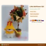 Little Bellflower Girl crochet pattern