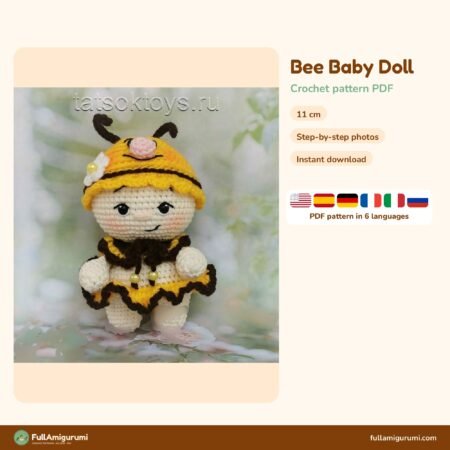 Bee Baby Doll crochet pattern
