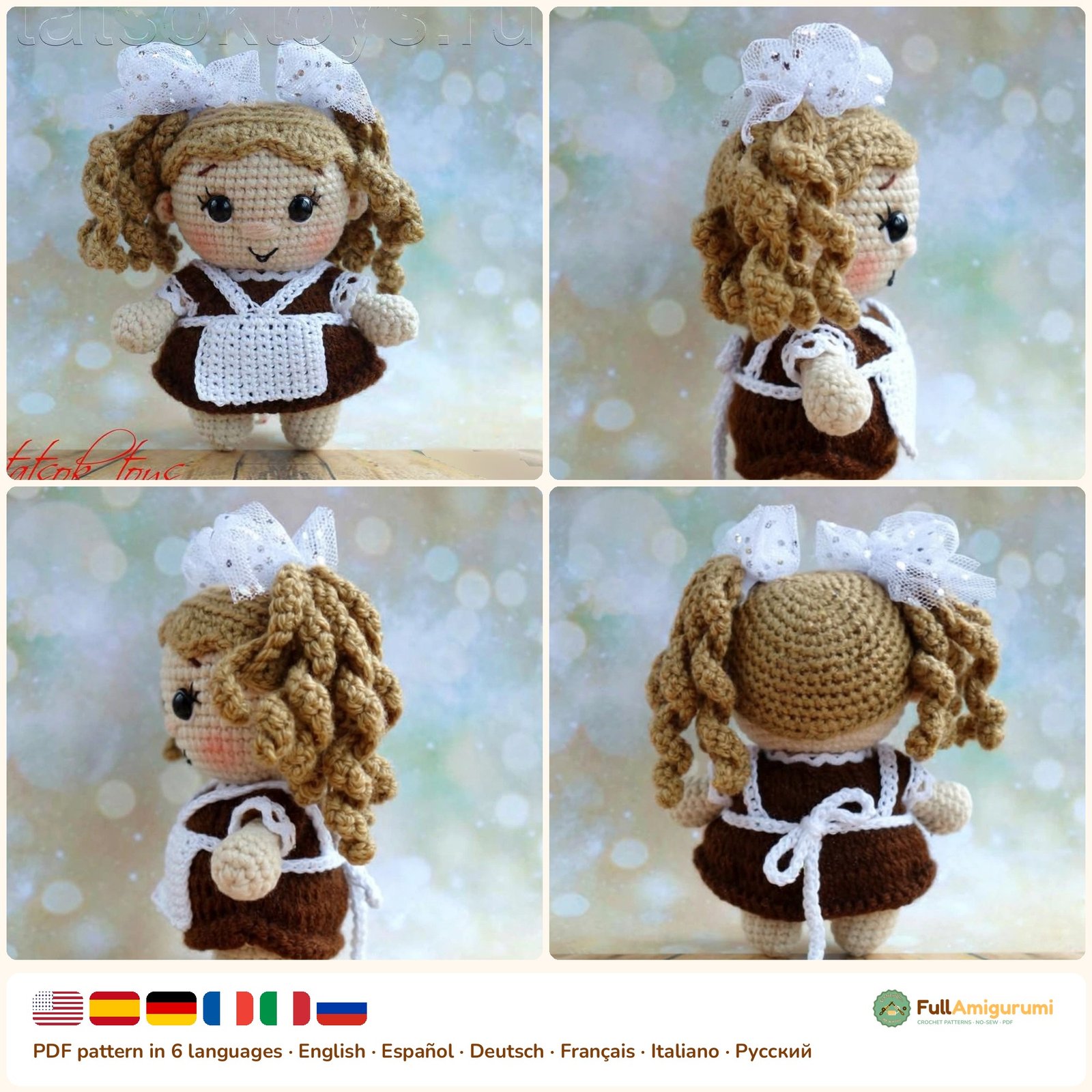 Schoolgirl Baby Doll - FullAmigurumi Schoolgirl Baby Doll crochet pattern