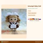 Schoolgirl Baby Doll crochet pattern