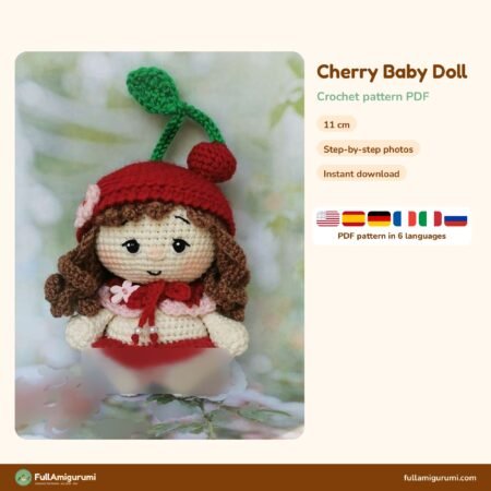 Cherry Baby Doll crochet pattern