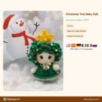 Christmas Tree Baby Doll crochet pattern