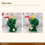 Christmas Tree Baby Doll crochet pattern