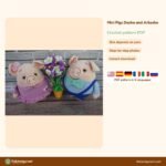 Mini Pigs Dasha Arkasha crochet pattern