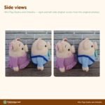 Mini Pigs Dasha Arkasha crochet pattern