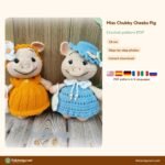 Miss Chubby Cheeks Pig crochet pattern