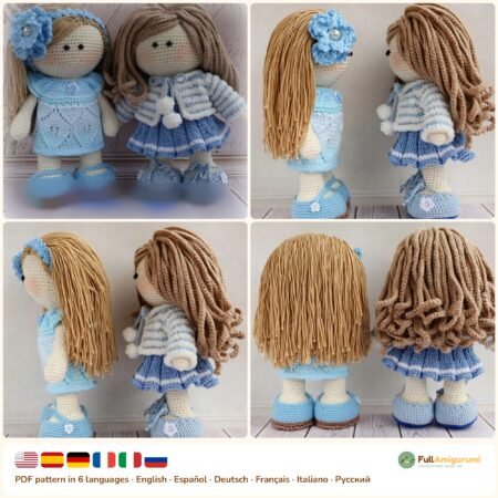Forget Me Not Baby Doll crochet pattern