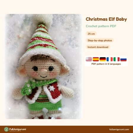 Christmas Elf Baby crochet pattern