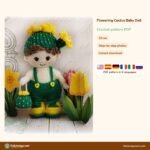 Flowering Cactus Baby Doll crochet pattern