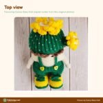 Flowering Cactus Baby Doll crochet pattern