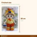 Chick Costume Baby Doll crochet pattern