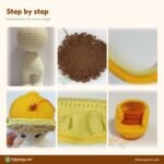 Chick Costume Baby Doll crochet pattern