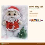 Santa Baby Doll crochet pattern
