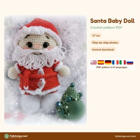 Santa Baby Doll crochet pattern