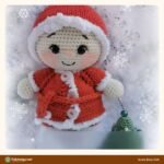 Santa Baby Doll crochet pattern