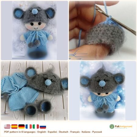 Baby Boy Mouse Costume crochet pattern