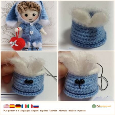 Baby Boy Bunny Costume crochet pattern