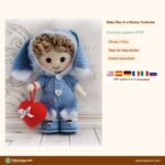 Baby Boy Bunny Costume crochet pattern