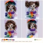 Seven Flower Baby Girl crochet pattern