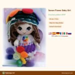 Seven Flower Baby Girl crochet pattern