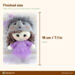 Baby Girl Hedgehog crochet pattern