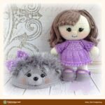 Baby Girl Hedgehog crochet pattern