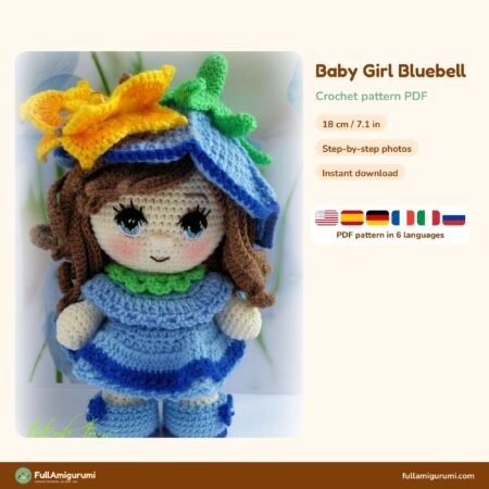 Baby Girl Bluebell crochet pattern