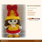Baby Girl School Bluebell crochet pattern