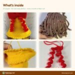 Baby Girl School Bluebell crochet pattern