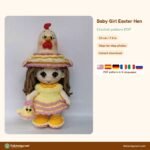 Baby Girl Easter Hen crochet pattern