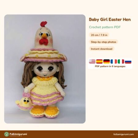 Baby Girl Easter Hen crochet pattern