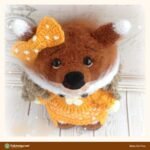 Baby Girl Fox crochet pattern