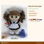 Baby Girl Schoolgirl crochet pattern