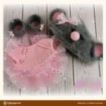 Baby Girl Mouse Costume crochet pattern