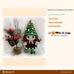 Baby Girl Christmas Tree Costume crochet pattern
