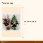 Baby Girl Christmas Tree Costume crochet pattern