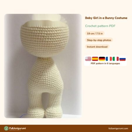 Baby Girl Bunny Costume crochet pattern