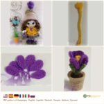 Baby Girl Spring Crocus crochet pattern