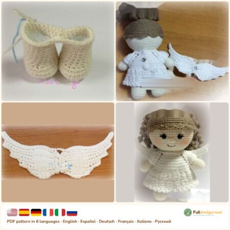 Baby Doll Angel Costume crochet pattern