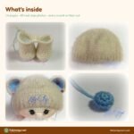 Teddy Bear Costume Doll crochet pattern