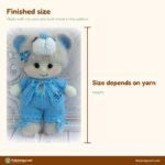 Teddy Bear Costume Doll crochet pattern