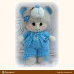 Teddy Bear Costume Doll crochet pattern