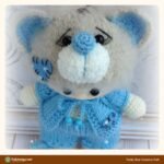 Teddy Bear Costume Doll crochet pattern
