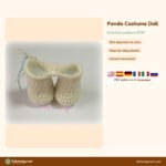 Panda Costume Doll crochet pattern