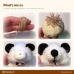 Panda Costume Doll crochet pattern