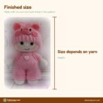 Pig Costume Doll crochet pattern