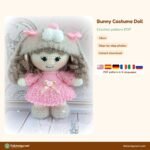 Bunny Costume Doll crochet pattern
