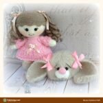 Bunny Costume Doll crochet pattern